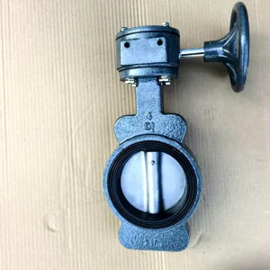 High Temperature Leak Proof Worm Gear Semi Lug Butterfly Valve Easy Maintenance Bidirectional Sealing for Slurry Corrosive Media