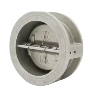 High Temperature Manual Stainless Steel Wafer Flange Butterfly Check Valve