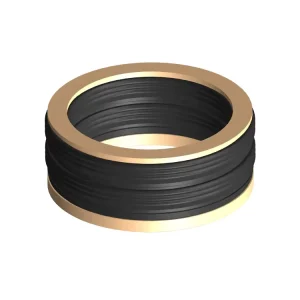 High Temperature PEEK Jacketed Spring Energized Valve Stem Seals Chemical Resistant for Oil and Gas Valves Manufacturer