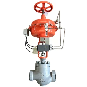 High Temperature Pneumatic Steam Control Valve for Water Pressure Regulation and Cavitation Resistance