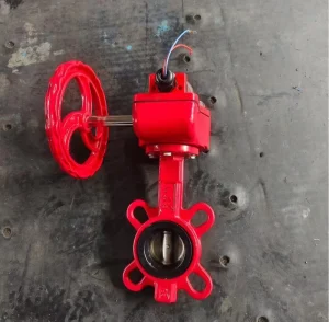 High Temperature Resistant Ductile Iron Soft Seal Water Butterfly Valve with Different Sizes EPDM or PTFE Seal