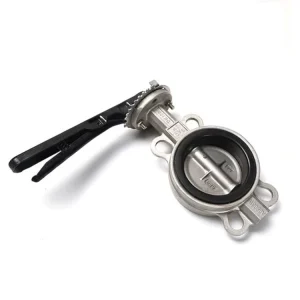High Temperature Resistant PN10 DN100 Stainless Steel Manual Bi-Directional Butterfly Valve ISO9001 CE SIL3 Certified for Water