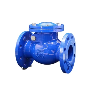 High Temperature Safety Manual Ductile Cast Iron Swing Check Valve Water Media Flange Type