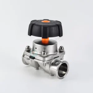 High-Temperature Stainless Steel Instrumentation Split Diaphragm Valve Sanitary Safety Relief Pneumatic
