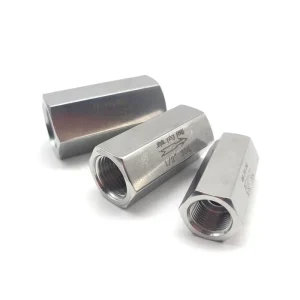 High Temperature Water Treatment Stainless Steel Check Valve 3/8 1/2 2 Inch