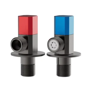High-Traffic Angle Valve Thickened Chrome Finish for Hot Water Stop Valves of Water Heaters and Toilets