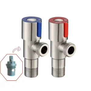 High Traffic Angle Valve for Bathroom Kitchen Brass Durable Multi Function Angle Valve
