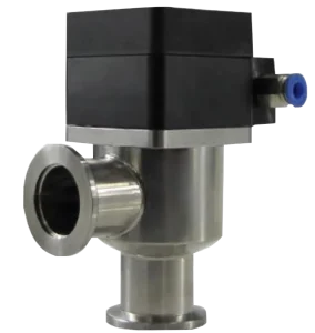 High Vacuum Manual Pneumatic Angle Valve for Gas Media