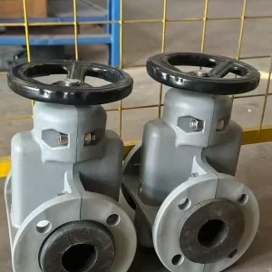 High Wear Resistant Slurry Control Valve for Mining Pipeline FTG Knife Gate Valve