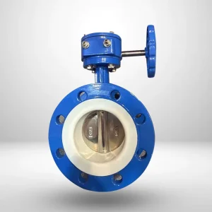 High performance Double flange Butterfly Valve Lug type Manual Actuator Worm Gear Drive PTFE Seal DN50 DN600 18 month Warranty