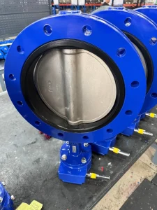High quality Manual Butterfly Valve U type Center Line Design DN200 Port Size for Fire Protection