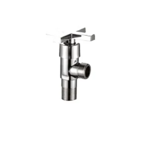 High quality Zinc Handle Modern Brass Angle Valve for Hotel Bathrooms and Washrooms Easy Installation