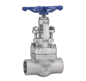 High temperature globe valve F304 forged steel socket weld threaded NPT 800LB high temperature oil and gas globe valve