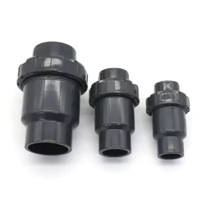 Hongke Factory Directly Sale Check Valve PVC Check Valve 3 4-8 Socket Single Union Check Valve