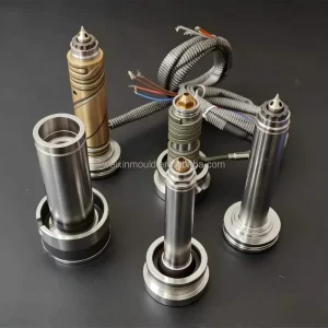 Hot Runner Needle Valve Nozzle Bodies Valve Gate Open Mold Nozzles for Plastic Injection Molding Systems 0.2 2500g Shot