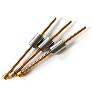 Hot Runner Valve Pin Sleeve Manufacturer SKH51 Titanium-Plated PET Mold Valve Needle Hot Runner System Accessories