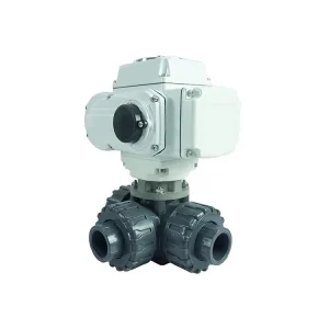 Hot Selling OEM 2″~12″ AC110V AC220V 3 Ways Plastic UPVC Electric Water Ball Valve Actuated IP65 CE Certified
