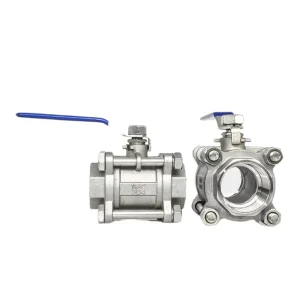 Hot Selling Stainless Steel Ball Valve for Water Use 1 2 Port Size PTFE Sealing