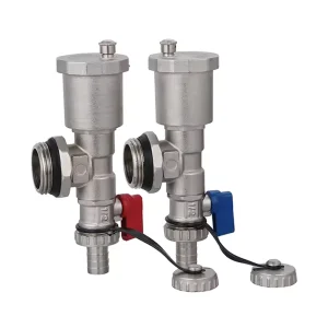 Hot System Water Heater Floor Pressure Reducing Air Vent Boiler Brass Drain Valves Ball for Underfloor Heating System