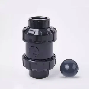 Hotselling Double Union Check Valve Acid & Alkali Resistant Ideal for Water Treatment Industrial & Plumbing Pipeline Systems
