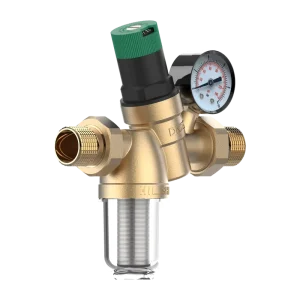 Household Brass Pressure Reducing Valve for Water 3/4 Port Size Steady Pressure & Filtration