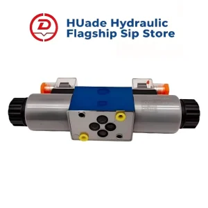 Huade Premium Series 4WE10 Hydraulic Valve Body High Pressure Tolerance Quality Surface Treatment Solenoid Distributor Valve