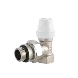 Huibo OEM Modern Flexible Angle Thermostatic Radiator Valve with Nickel Plated for House Temperature Control