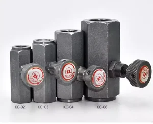 Hydraulic One way Throttle Valve Flow Control Valve Speed Regulating Valve KC 02 03 04 06