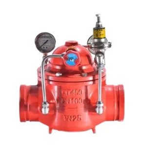 Hydraulic Pressure Reducing Valve Manual Control Structure 4 Inch Port Size for Water Applications