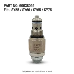 Hydraulic Spare Parts Safety Relief Valve Pressure Release Valve for Excavator