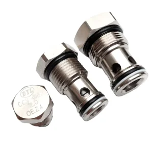 Hydraulic threaded plug in check valve CV16-20 pressure maintaining valve