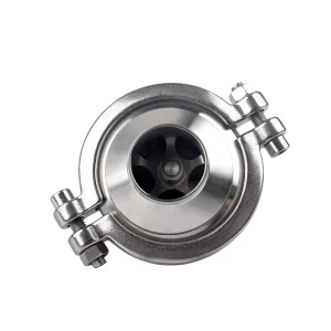 Hygienic SS304 Sanitary Check Valve Food-Grade Spring Non-Return Valve for Beer Brewing