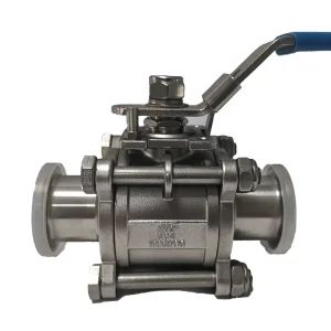 Hygienic SS316L Three-Piece Full-Bore Sanitary Ball Valve
