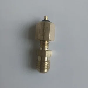 IC-335 Brass Needle Valve Piercing Valve for R134A Refrigerant Can, Manual