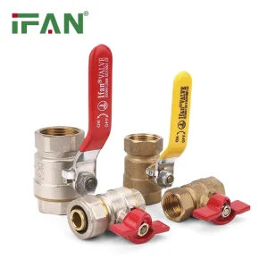 IFAN Factory Brass Ball Valve High Quality Thread Ball Valve Brass 1 2 Inch 3 4 Inch Brass Ball Valve