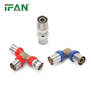IFAN Factory Direct Plumbing Heating TH Type HVAC 16mm 18mm 20mm 25mm 26mm 32mm PEX Brass Press Fittings