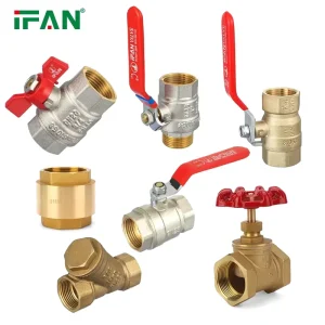 IFAN Factory Price OEM Female Male Thread Long Butterfly Handle Ball Valves 2 Inch Water Brass Vanne Forged Brass Ball Valve