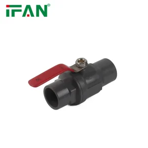IFAN High Quality PVC Ball Valve 1 2” 4” PVC Ball Valve Durable Use Felexibility Control Water UPVC Ball Valve