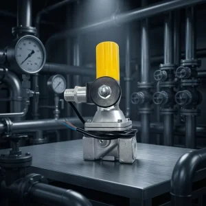 IP65 Rated 220V LPG Aluminum Alloy Gas Valve Emergency Shut Off Solenoid OEM WF Alaguli for Outdoor WFSQ20 DN20
