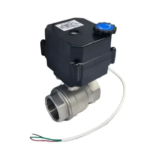 IP67 Automatic Ball Valve 2 Inch for HVAC Systems DN50 SS304 ROHS Factory 2 Way Stainless Steel Electric Ball Valve 12v 120v 24v