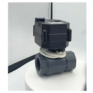 IP67 DN20 3 4 Inch Motorized Ball Valve with Manual Override Indicator Brass SS304 UPVC 5V 12v 24v 110v 120v 220V Auto Return