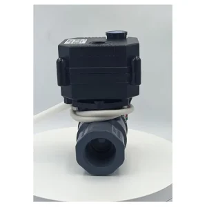 IP67 DN25 1 Inch Motorized Ball Valve with Manual Override Indicator Brass SS304 UPVC 5V 12v 24v 110v 120v 220V Auto Return