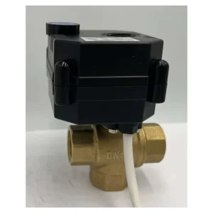 IP67 Factory 3 Way Motorized Ball Valve with Manual Override FH MO 2.5nm Vertical Type DN15 DN20 Brass 12v 24v 110v 120v 230v