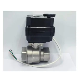 IP67 Factory FH B 15NM 2 Wire Auto Return Motorised Ball Valve Normally Open Close SS304 UPVC CE ROHS NSF61 24v 220V DN40 DN50