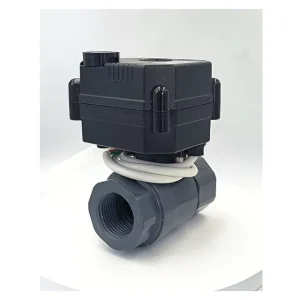 IP67 Motorized Ball Valve 24v with Manual Override Indicator Brass SS304 UPVC DN8 DN10 DN15 DN20 DN25 DN32 Auto Return