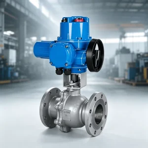 IP68 Dustproof Waterproof Electric Actuator 304 Stainless Steel General Water Pipeline Control Flanged Electric Ball Valve