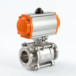 ISO100 Pneumatic Vacuum Ball Valve 100% Leak Tested for Industrial Equipment