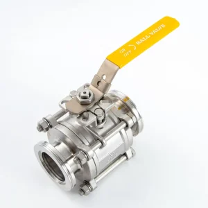 ISO160 Large Size Vacuum Ball Valve with Cast Stainless Steel Ball for Vacuum Plants