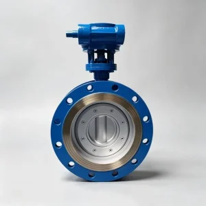 In Stock High Quality Stainless Steel Butterfly Valve F316 PN16 DN200 Concentric Seated Wafer Gearbox for HVAC