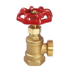 Indoor Solid Brass Fire Hydrant Angle Valve DN20/DN25/DN32/DN40/DN50/DN65/DN80 for Building Fire Protection